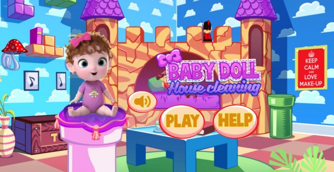 دانلود سورس پروژه کامل بازی Baby Doll House Cleaning