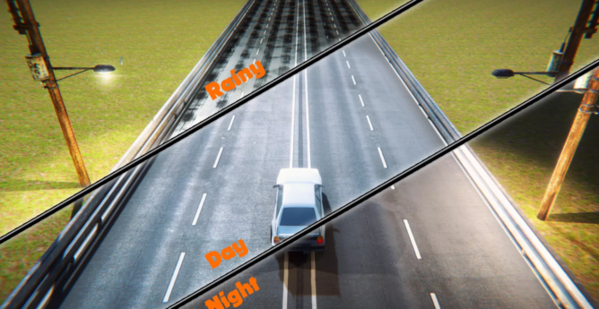پروژه کامل بازی Highway Racer